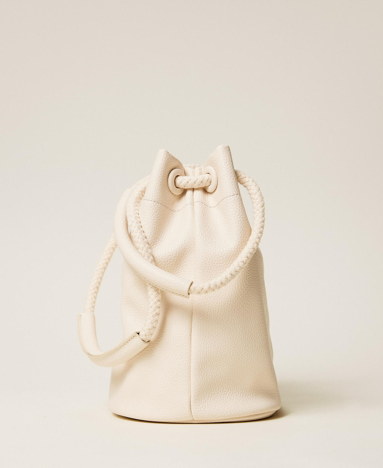 Bucket bag with rope handles Mother Of Pearl Woman 261TD8191_00059_02