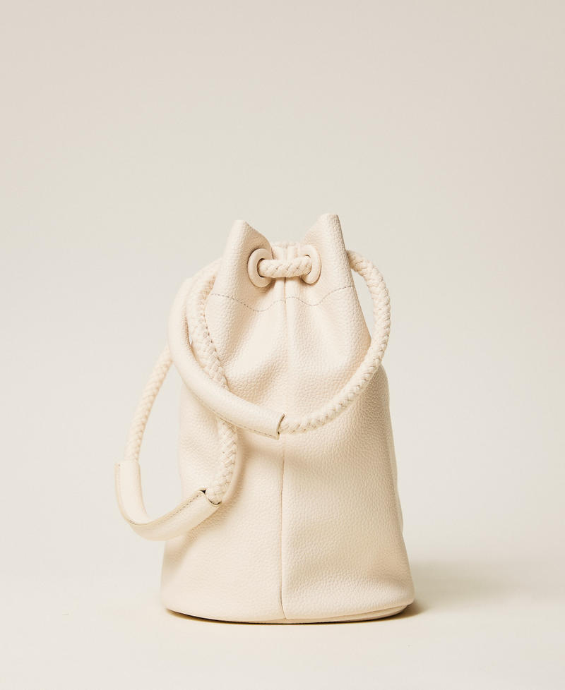 Bucket bag with rope handles Mother Of Pearl Woman 261TD8191_00059_02