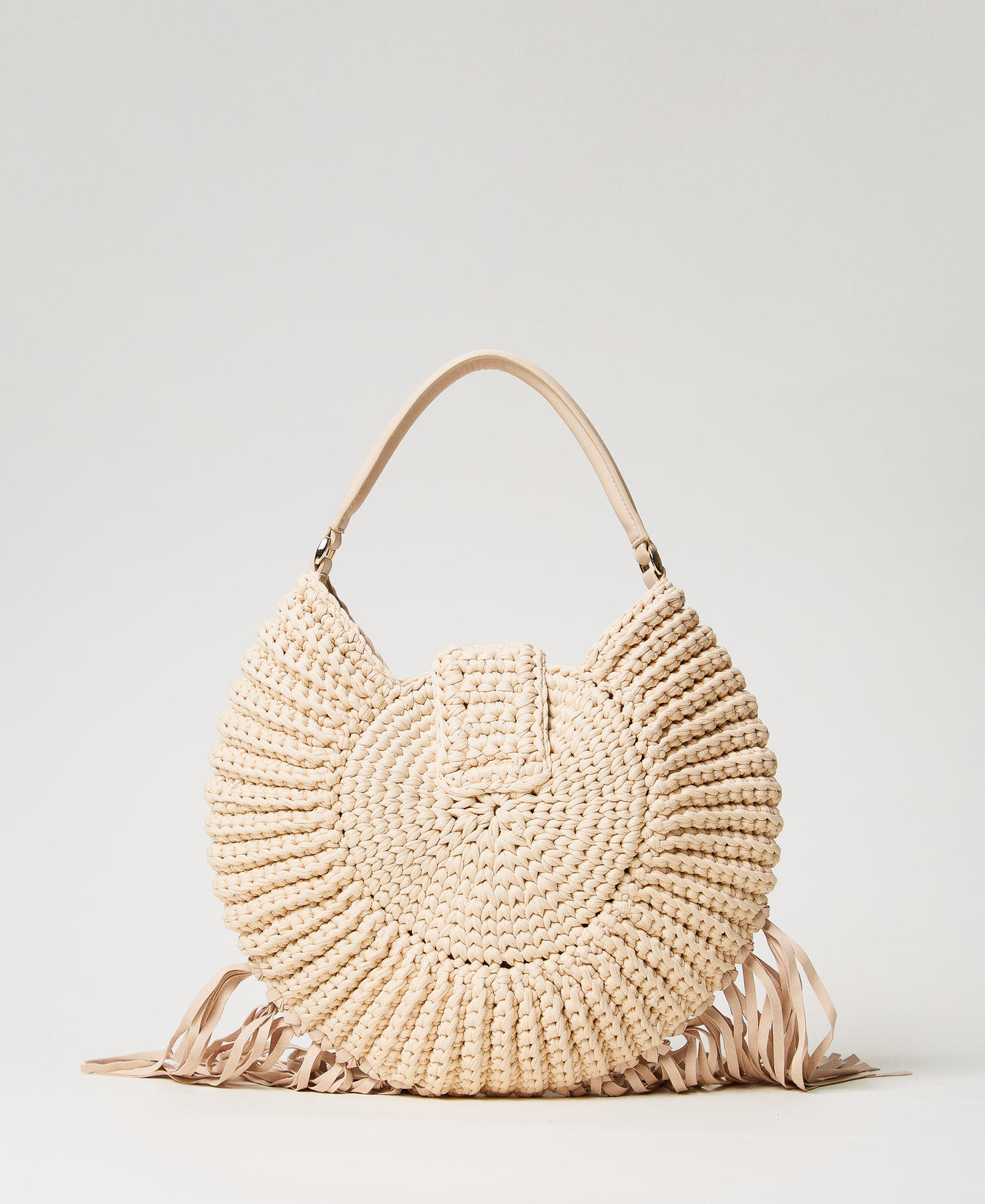 Besace « La Coquillette » en crochet Blanc Naturel Femme 251TD8140_00497_03