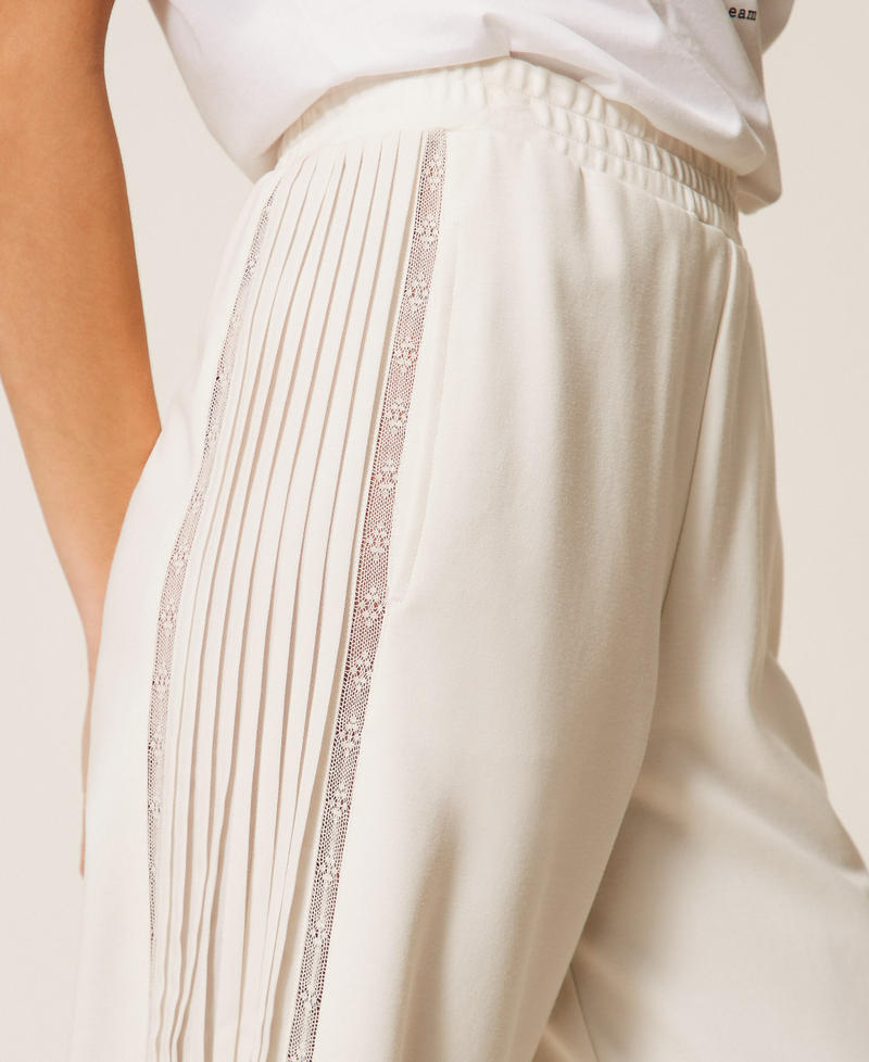 Recycled cr&ecirc;pe de Chine trousers Lily Woman 261TE2050_00381_04