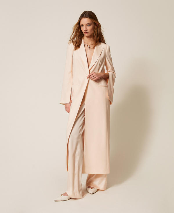 Envers satin duster coat