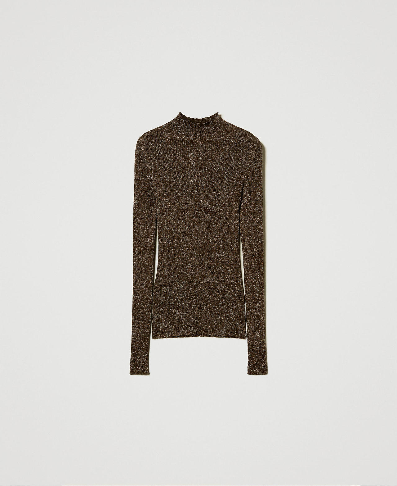 Scee by twin set Maglia lupetto in filato lurex
