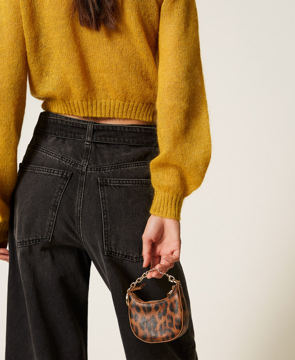 Borsa ‘Mini Croissant’ con charm