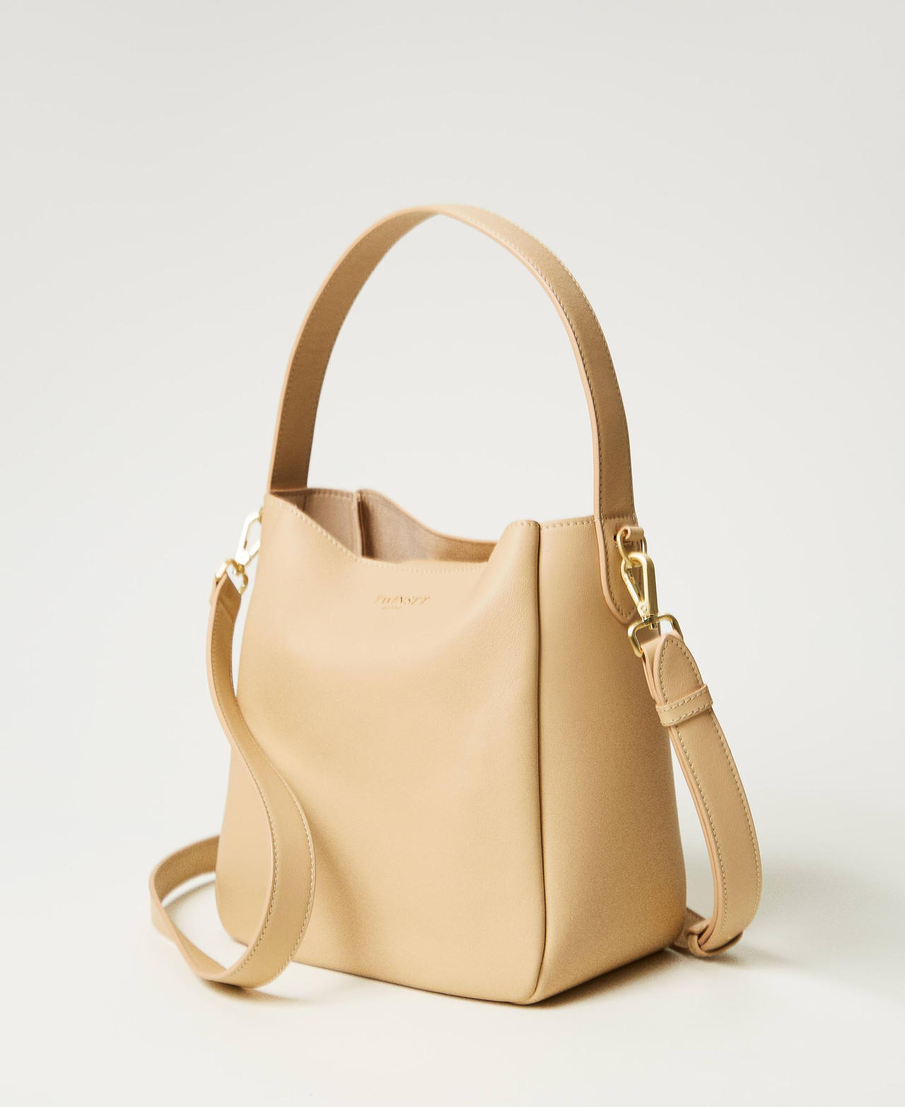 Hobo-Bag „Forever“ aus Leder Helles „Ginger Root“-Beige Frau 251TD8332_11640_02