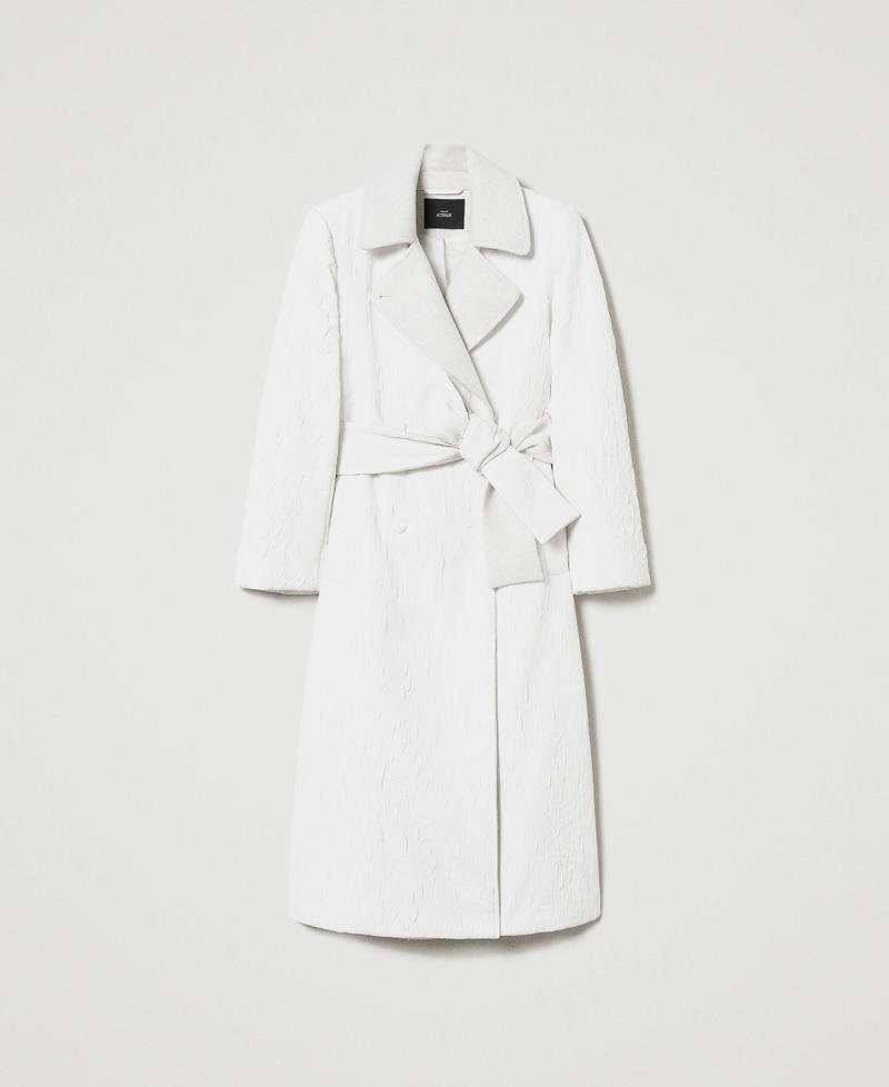 Cappotto doppiopetto goffrato Off White Donna 242AT2020_00526_0S