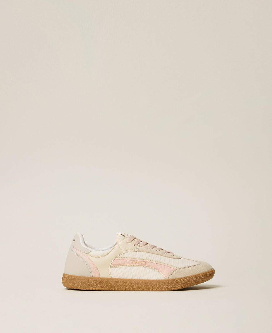Trainers with contrasting inserts Two-tone Lily/Pink Sand Woman 261TCP01L_13326_01