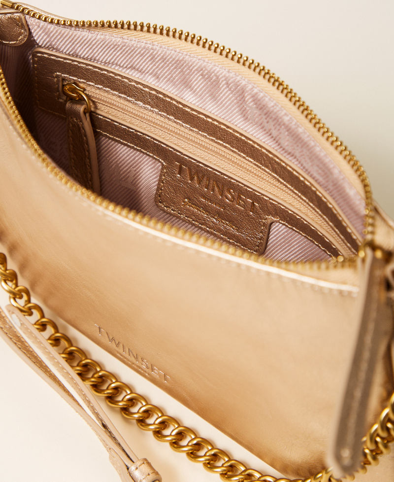 Leather shoulder bag Platinum Rose Woman 262TB7184_13813_04