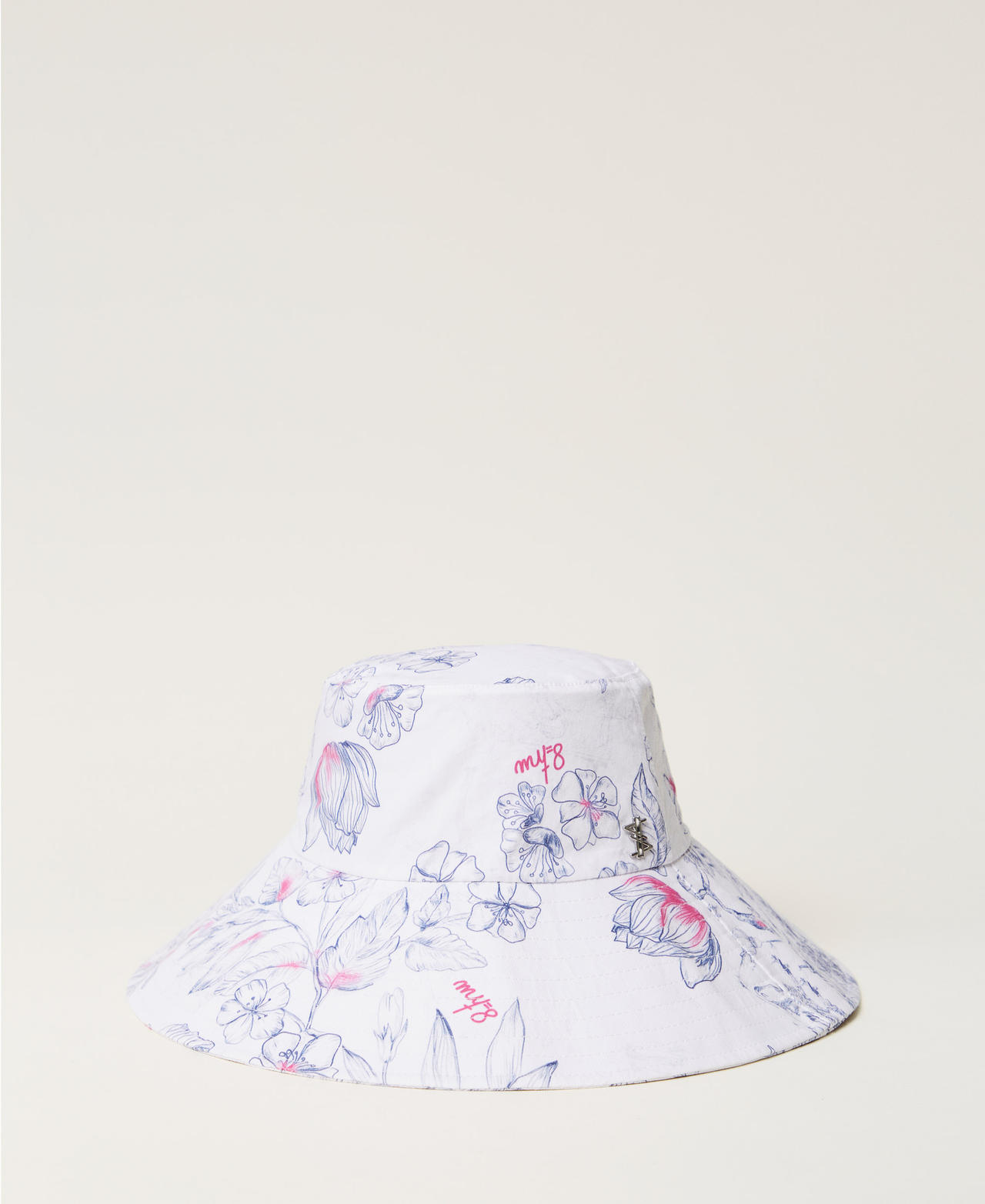 MYFO floral bucket hat Japanese Toile de Jouy Woman 251AQ5300_12431_01