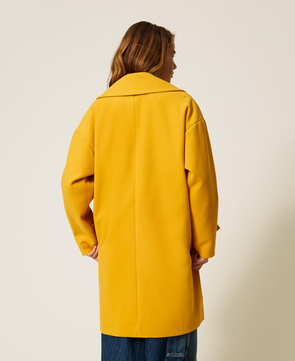 Abrigo de paño con botonadura doble Mango fruit Mujer 252AP2072_12580_03