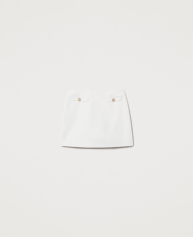 Minifalda de lino mixto Blanco Sugar Mujer 251TT2307_00632_S0
