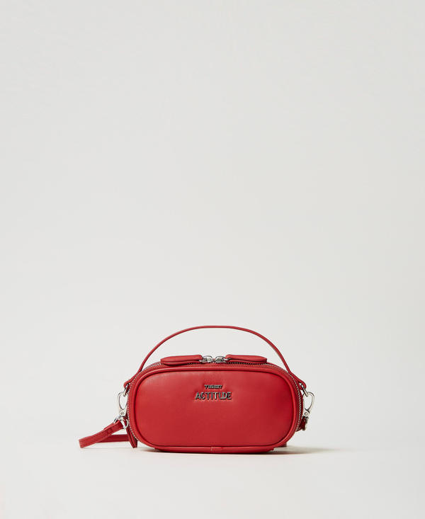 Borsa a tracolla mini con logo