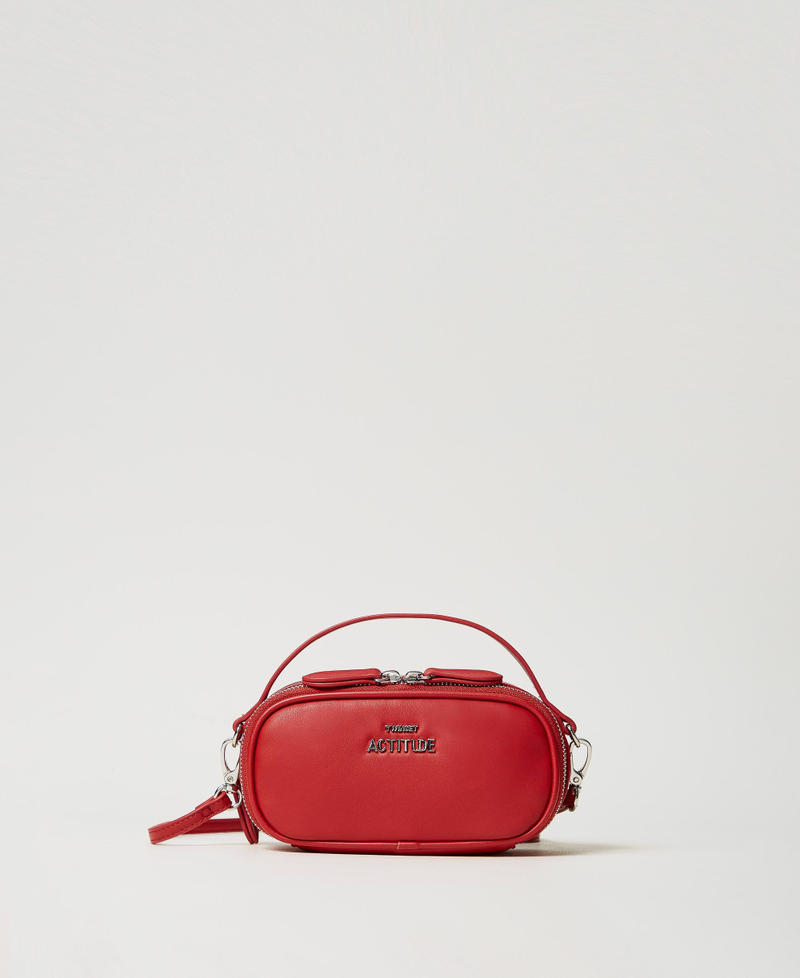Bolso bandolera mini con logotipo
