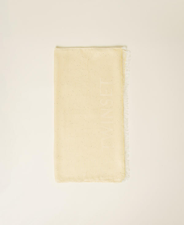 Pañuelo de jacquard con lentejuelas