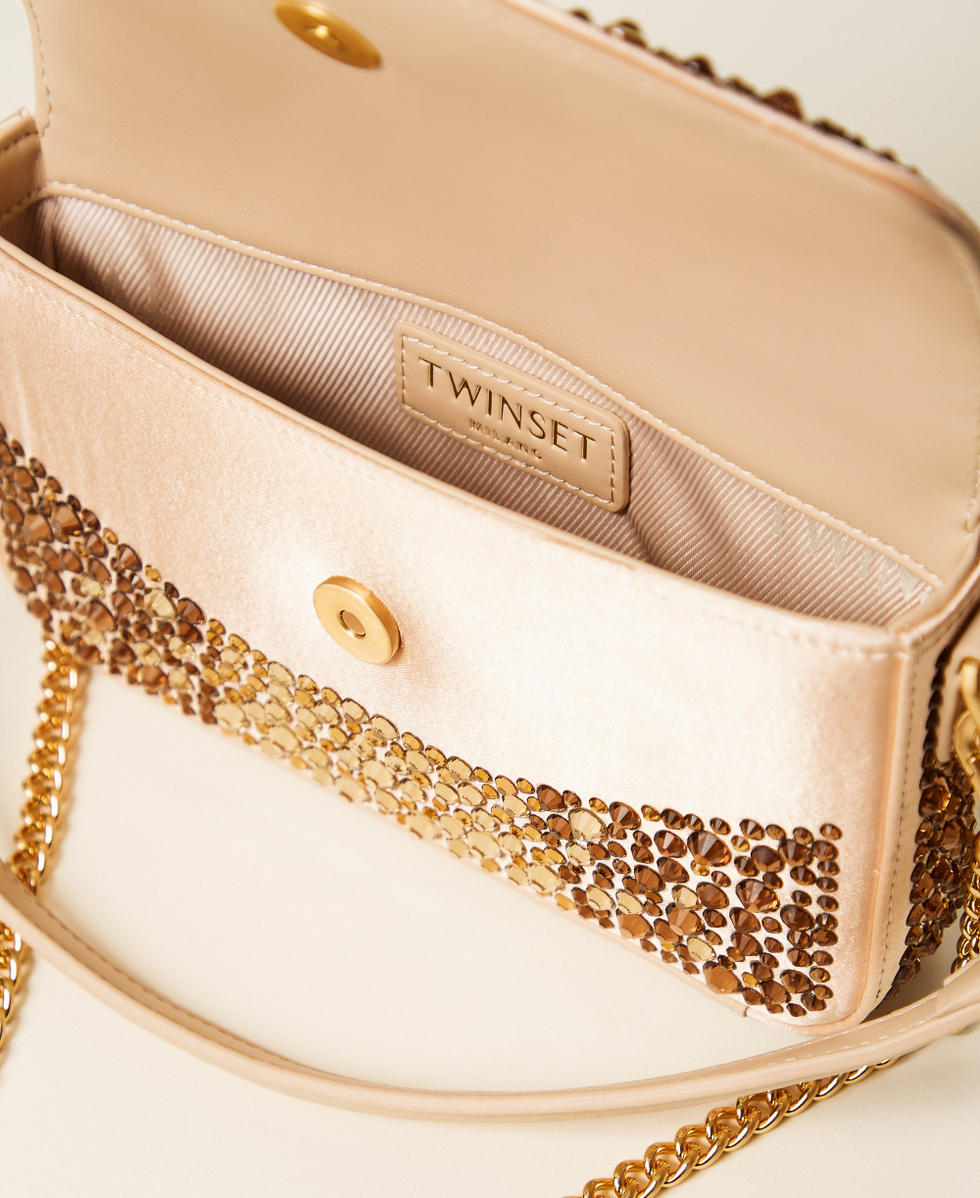 Umh&auml;ngetasche &bdquo;Amie&ldquo; mit Strass Alpakabraun Frau 252TD8210_12538_04