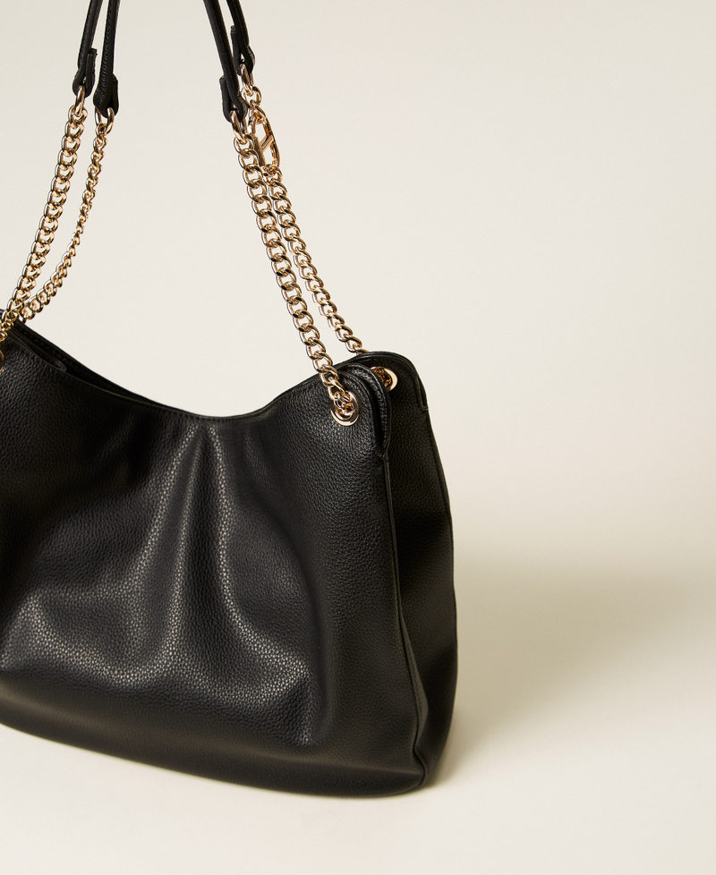 'Brera' hobo bag with Oval T Black Woman 252TB7060_00006_03