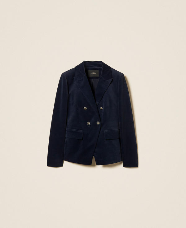 Giacca blazer in velluto
