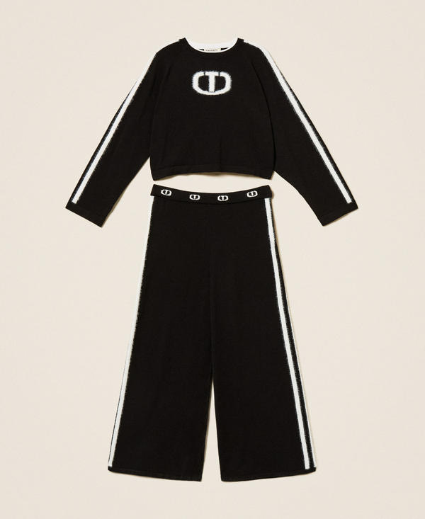 Pull avec logo et pantalon ample