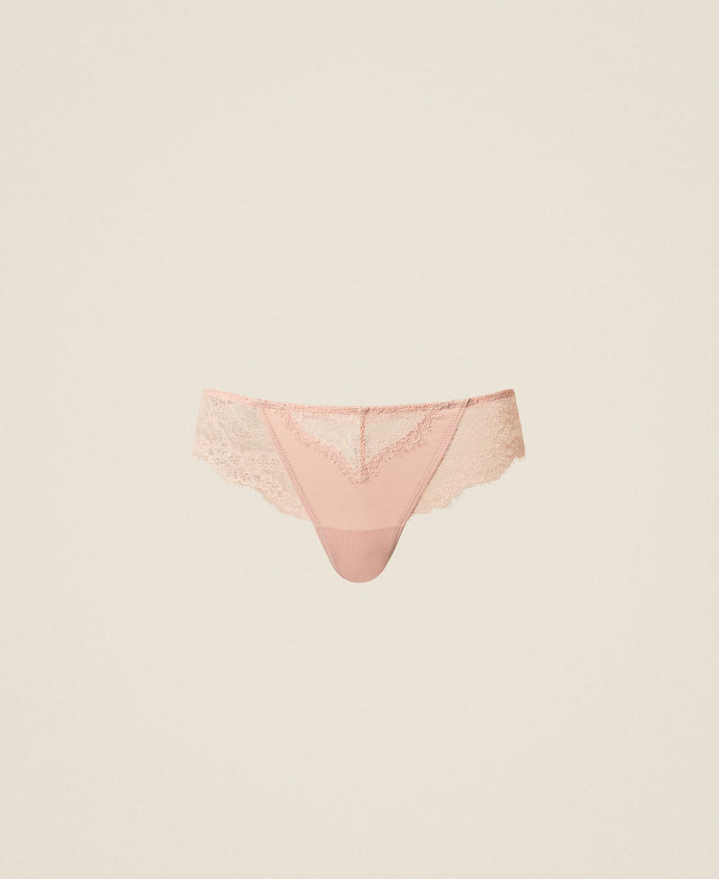 Slip brésilien en dentelle Rose « Pink Dust » Femme 252LL6B77_12536_S0