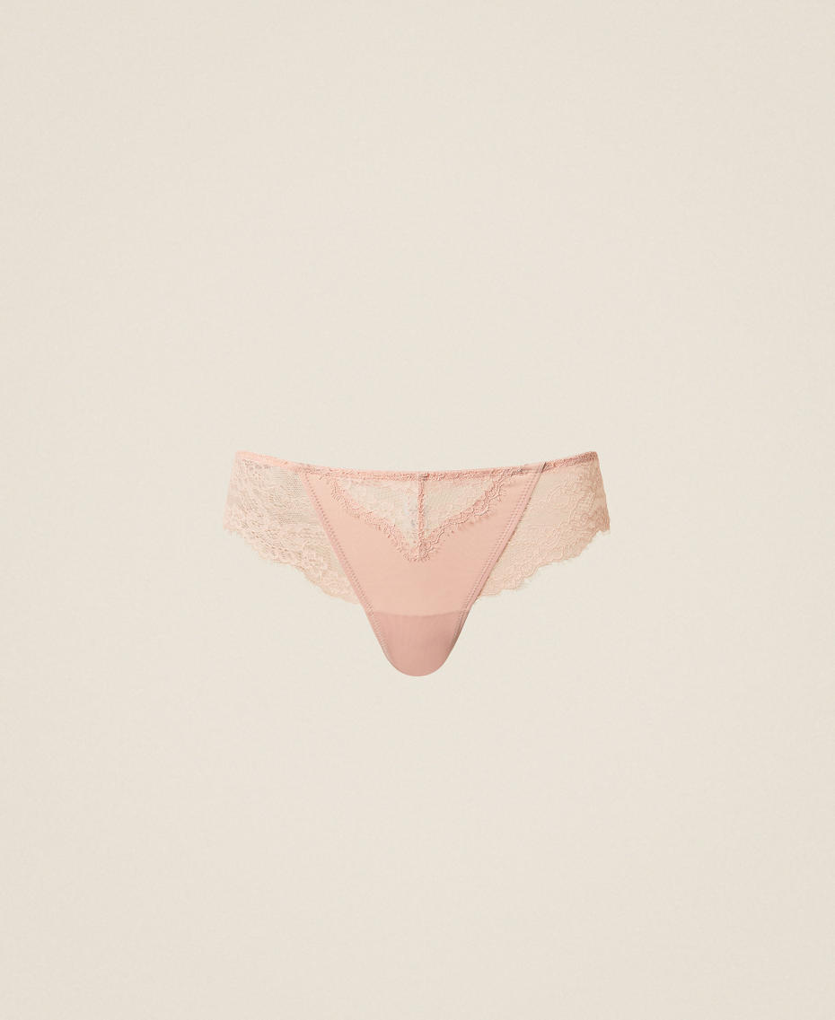 Slip brésilien en dentelle Rose « Pink Dust » Femme 252LL6B77_12536_S0