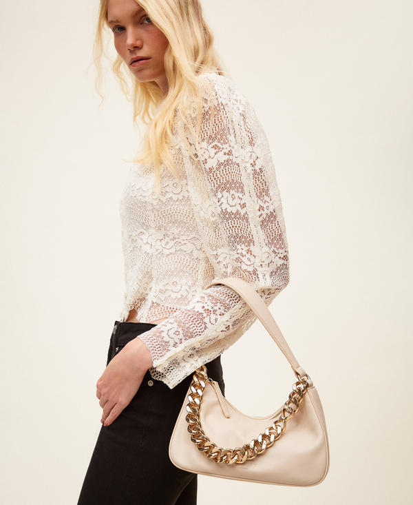 Liliane small leather bag