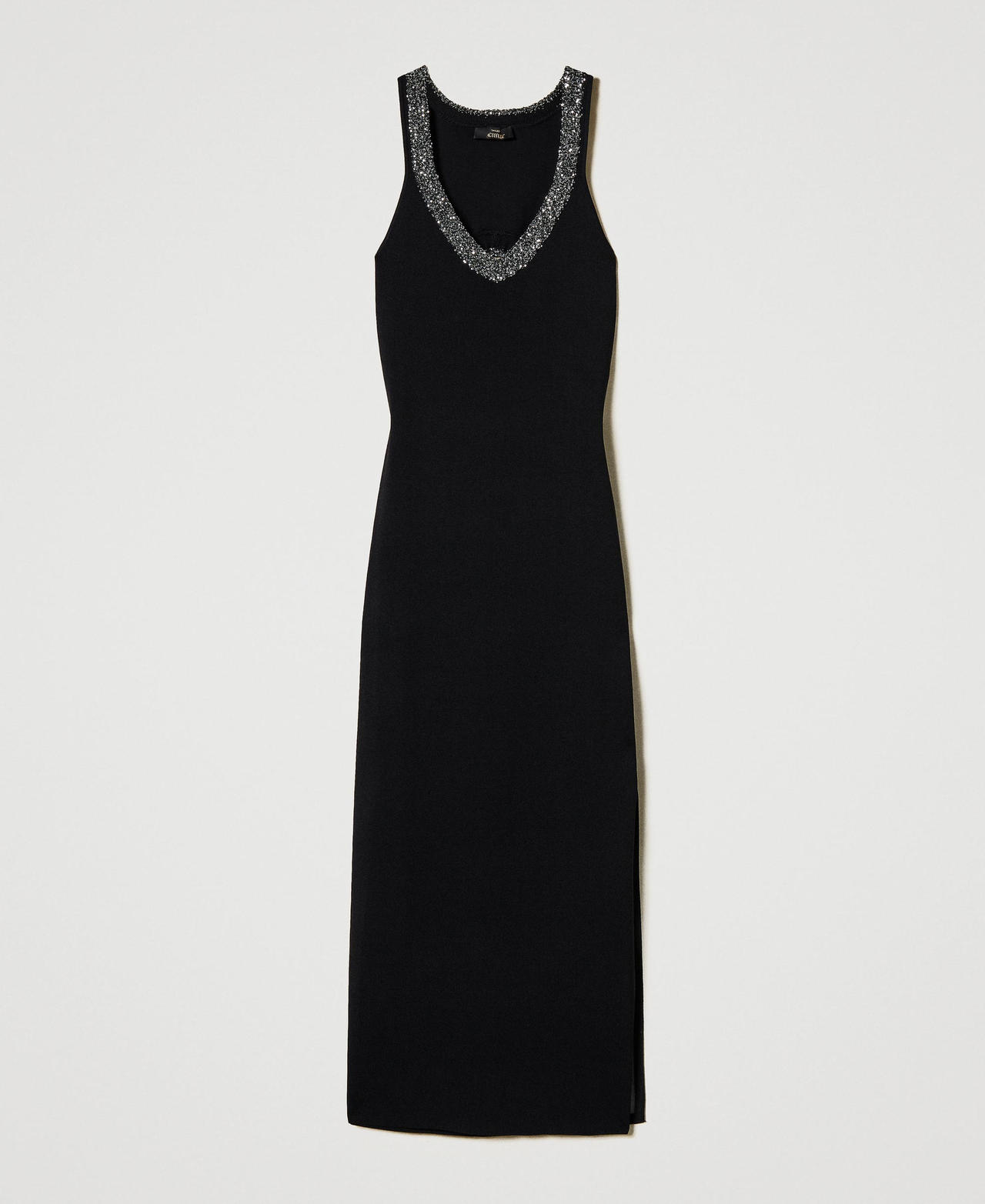 teloplan taki knit dress black 黒　ワンピース TELOPLAN（テーロプラン）の「Taki Knit Dress（ワンピース