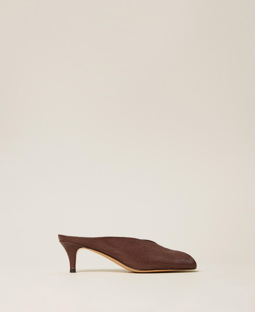 Mules en cuir