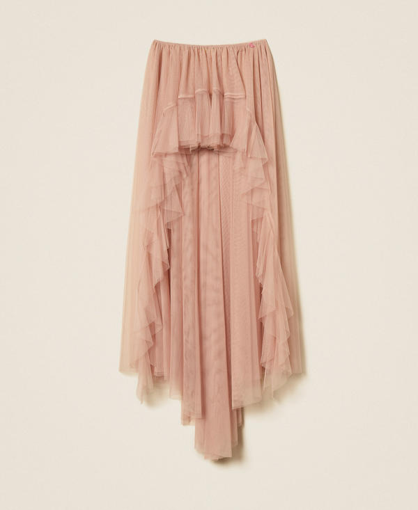 MYFO long asymmetric tulle skirt