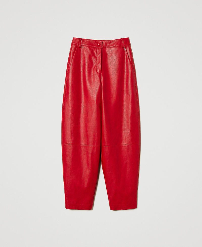 Barrel-Hose in Lederoptik Love Potion Frau 251AP2114_12120_S0