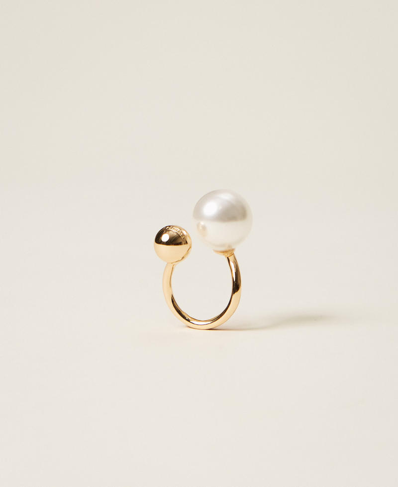 Ring with pearl New Gold Woman 252TA413A_10630_01