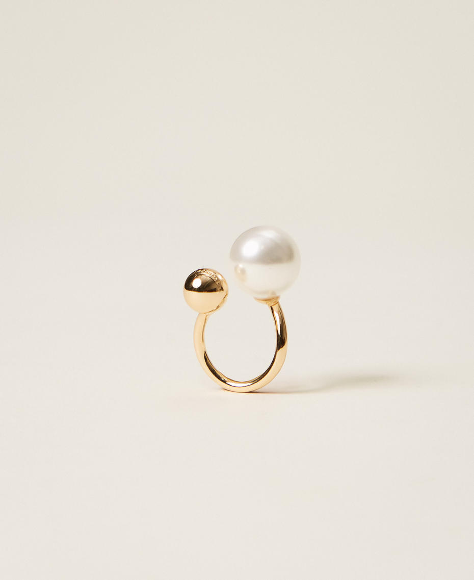 Ring with pearl New Gold Woman 252TA413A_10630_01