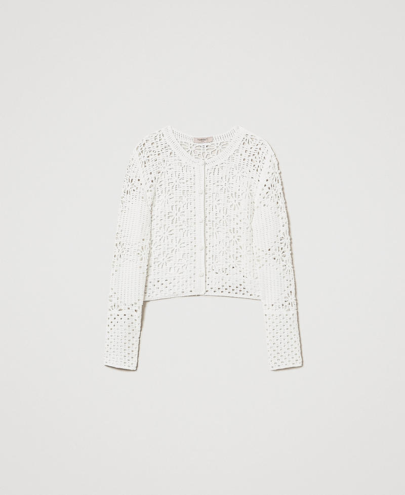Floral crochet jacket White Snow Woman 251TT3200_00282_S0