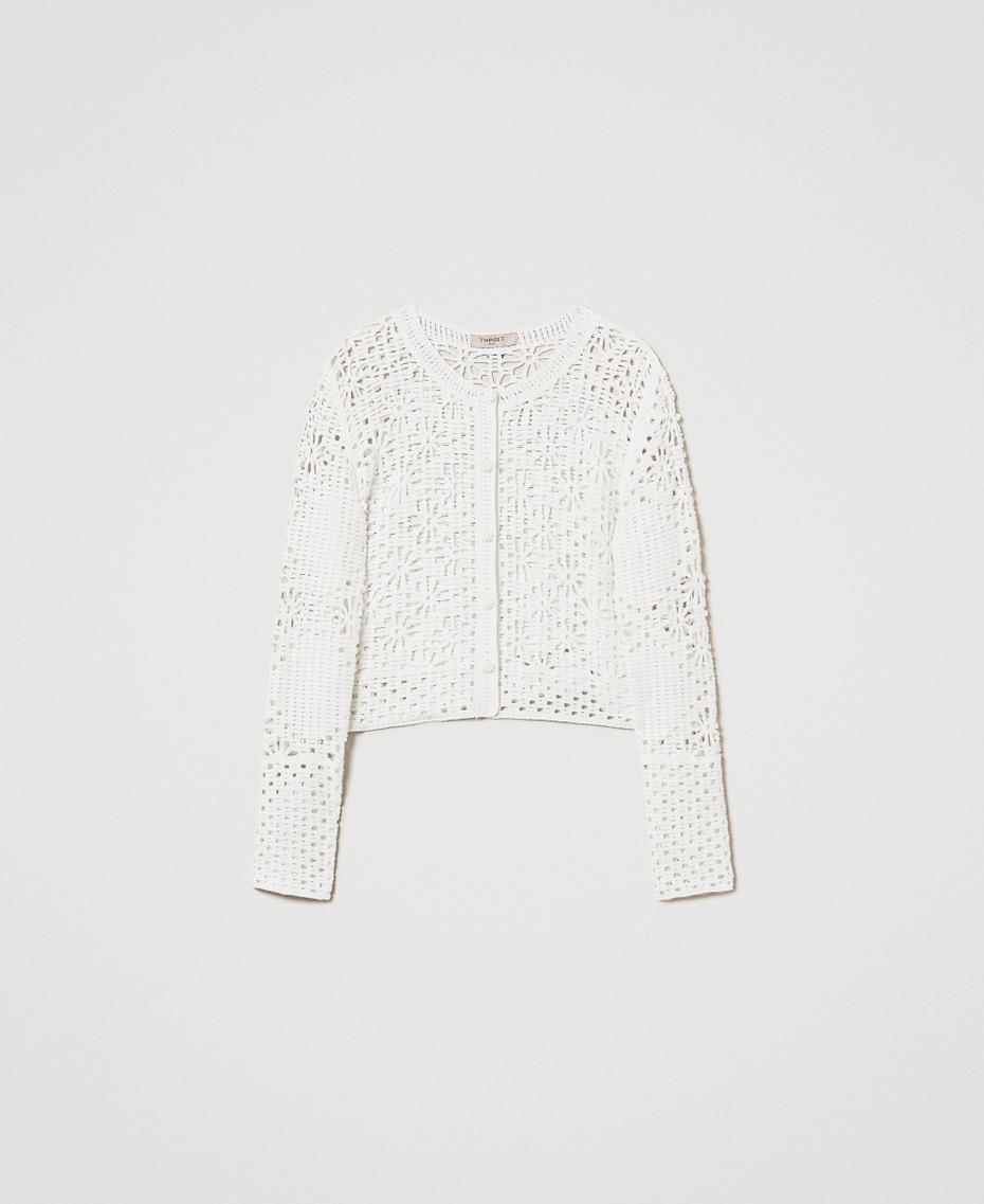 Floral crochet jacket White Snow Woman 251TT3200_00282_S0