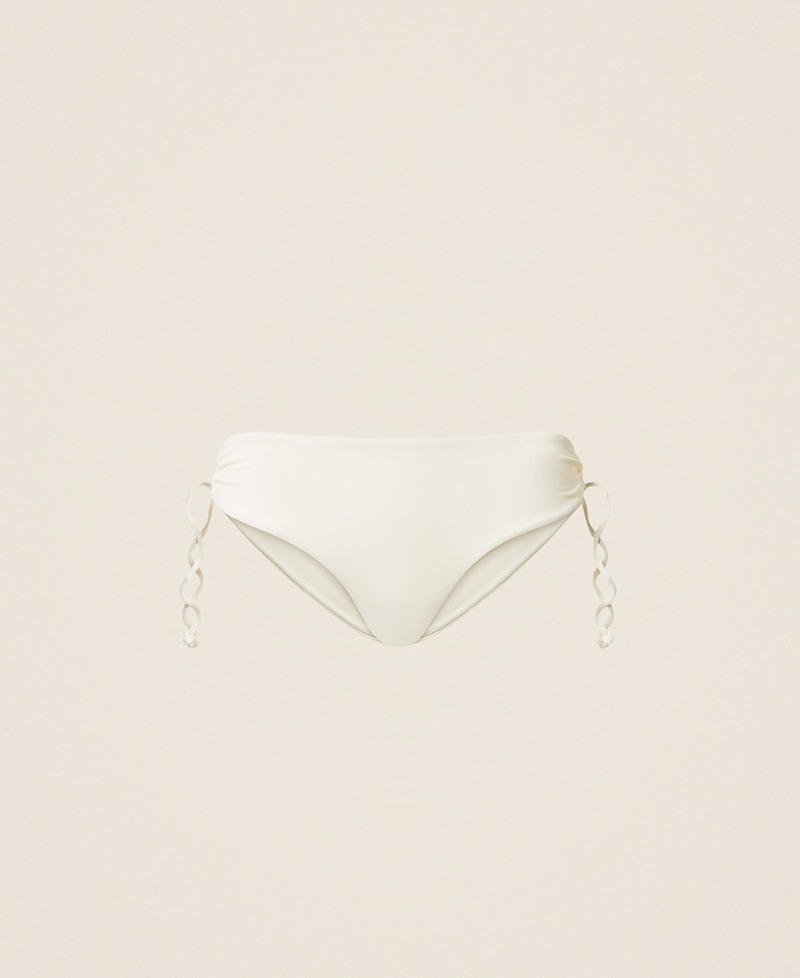 Bikini briefs with drawstring Off White Woman 261LBMC99_00526_S0
