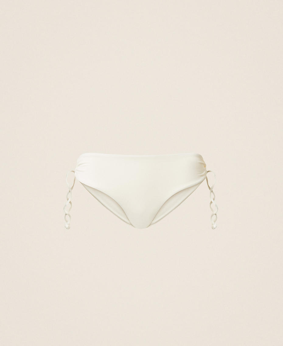 Bikini briefs with drawstring Off White Woman 261LBMC99_00526_S0