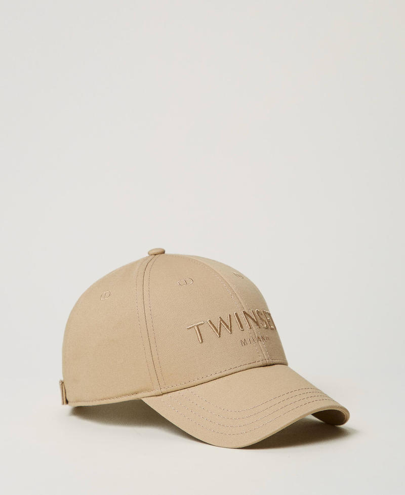 Baseball cap with logo embroidery Rope Beige Woman 251TA4280_12145_01