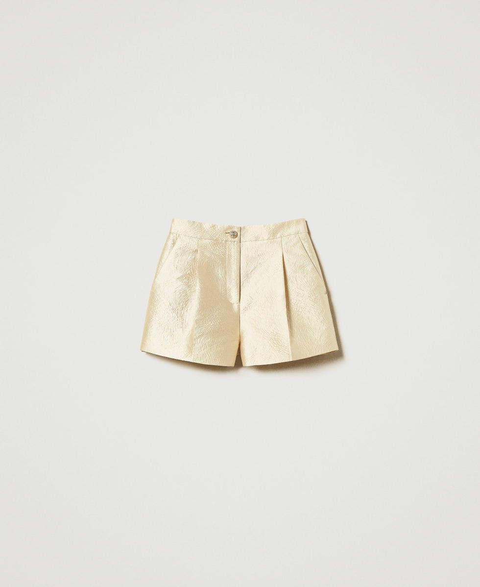 Brocade jacquard shorts