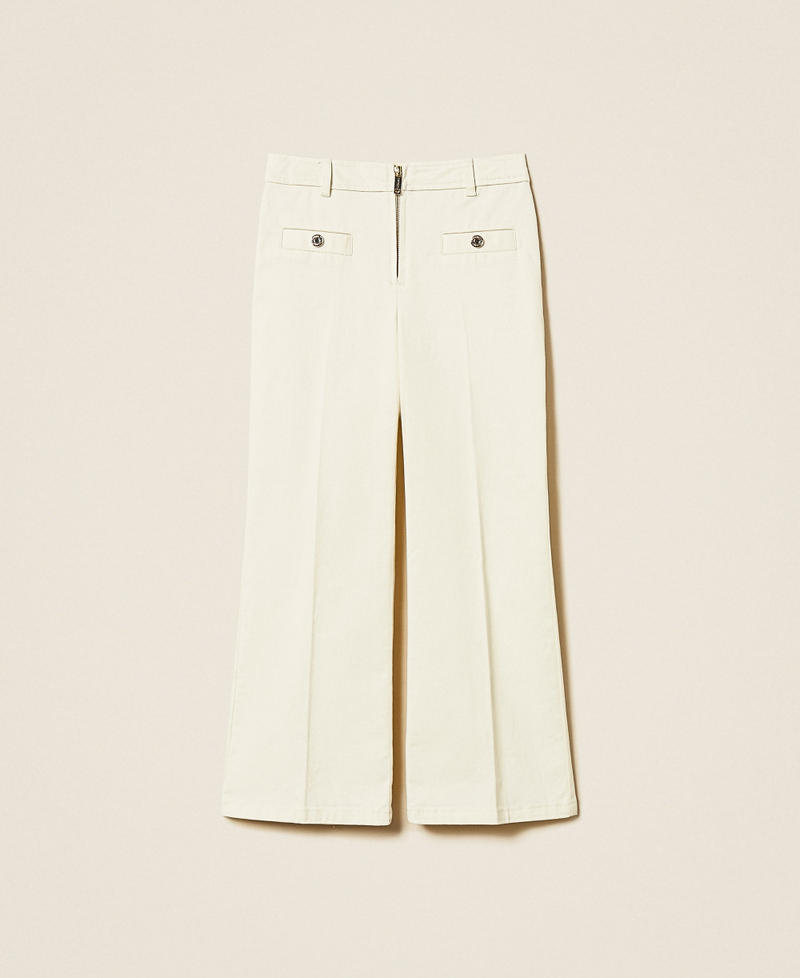 Pantaloni in bull stretch Off White Bambina 261GJ2107_00526_S0