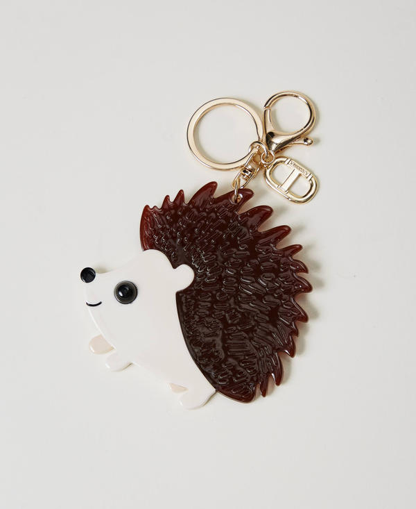 Hedgehog key ring with Oval T