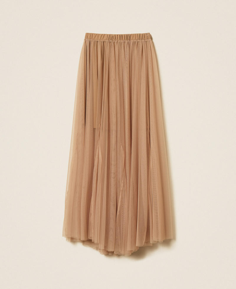 Jupe longue en tulle Beige &laquo;&nbsp;Dune&nbsp;&raquo; Femme 262LI2GPP_12542_S0