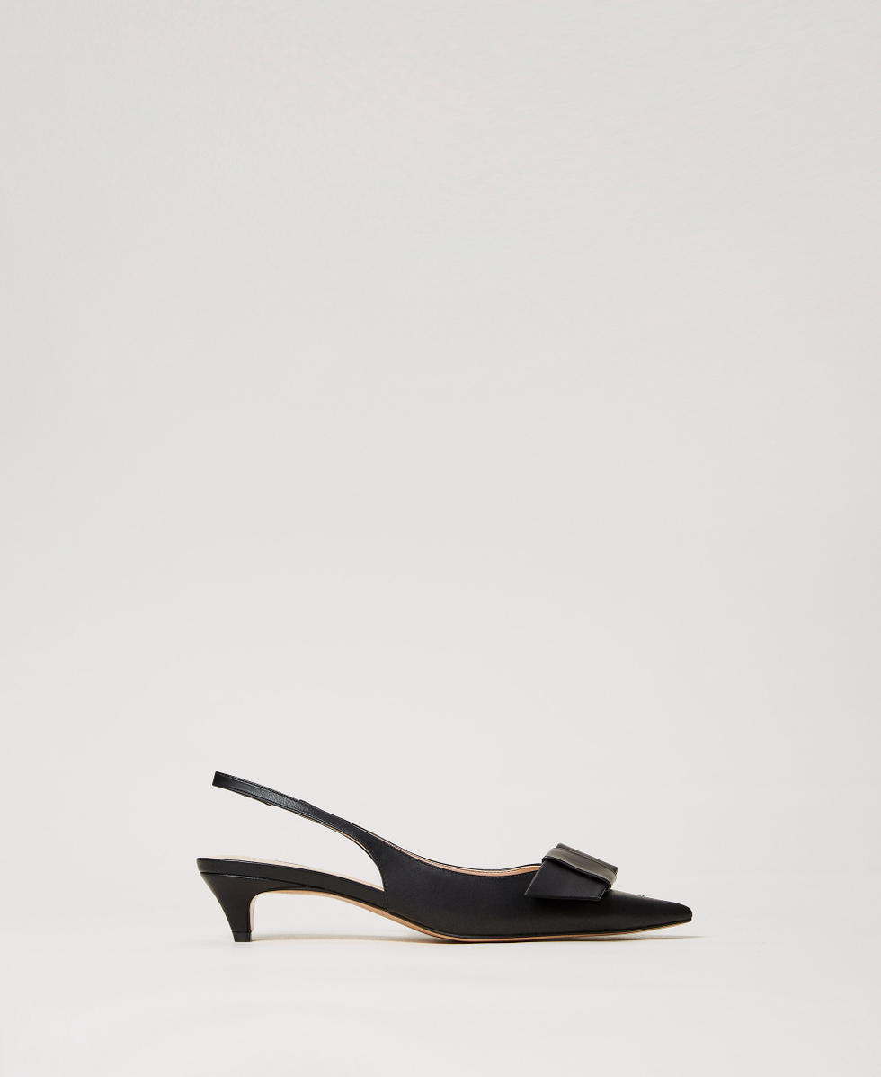 フラットシューズ TWIN SET Satin slingback Skye 70|Gold/Crystal Satin Crystal Sandals| JIMMY CHOO