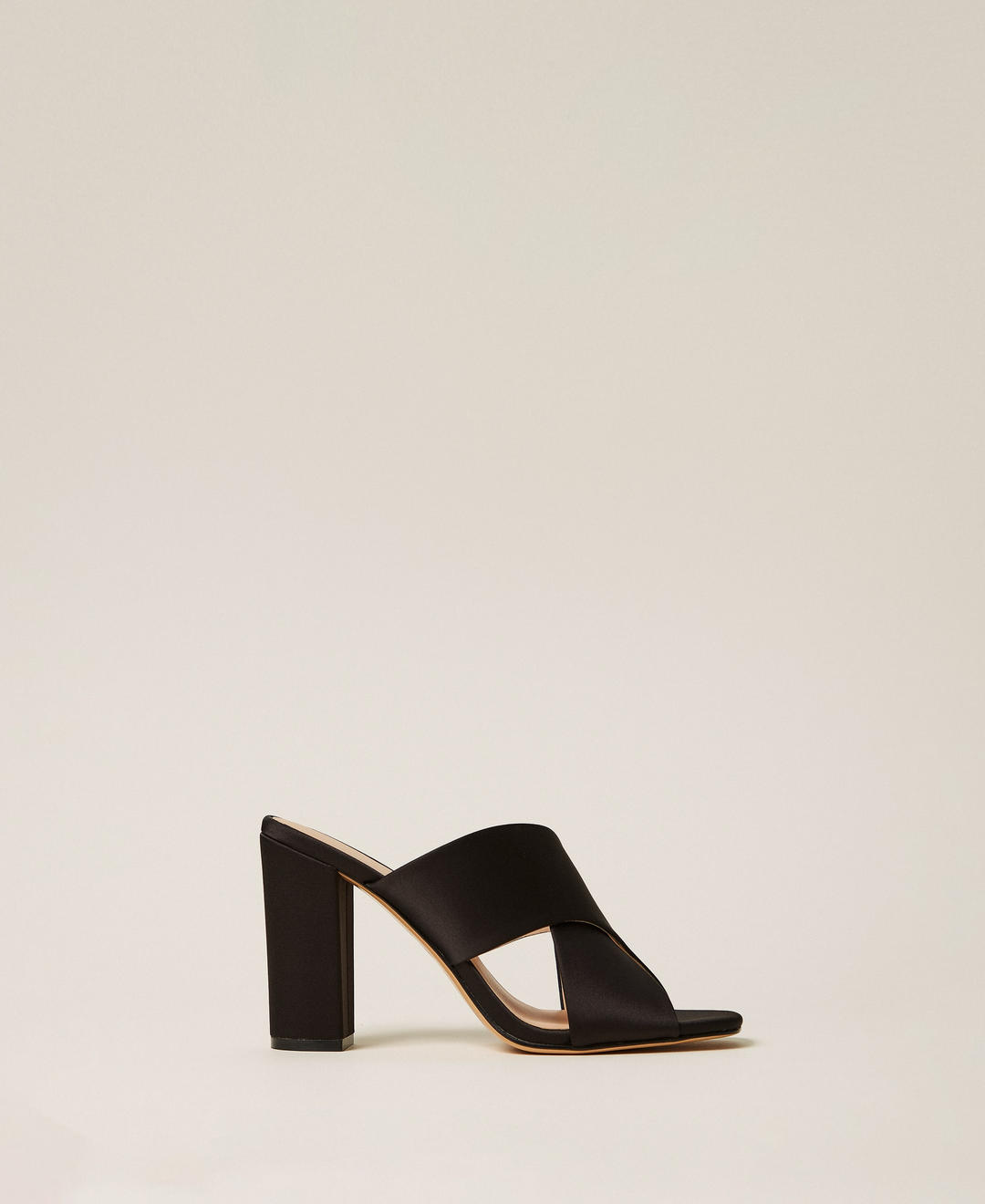 Mules en satin