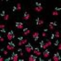 Cherry print stole Black/Red Cherries Degrad&egrave; Woman 13502_C