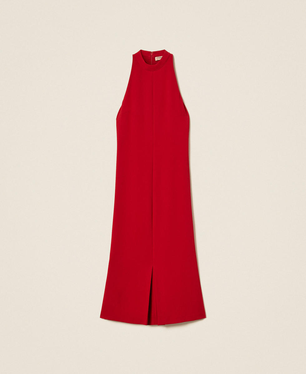 Robe longue am&eacute;ricaine en cr&ecirc;pe Bloody Mary Femme 262TT2260_13464_S0