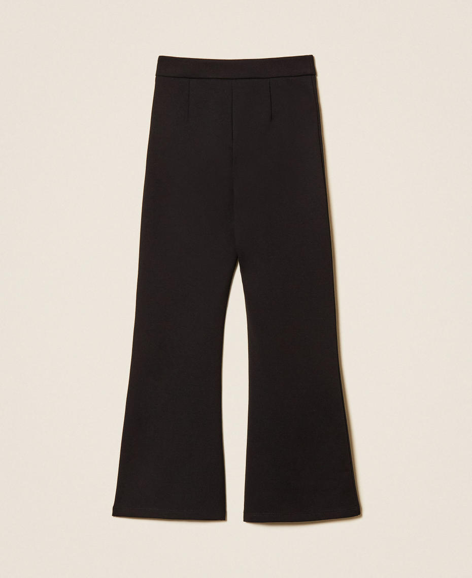 Flared-Hose mit Rei&szlig;verschluss Schwarz M&auml;dchen 262GJ2081_00006_S1