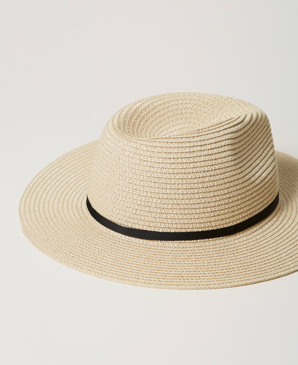 Hat with Oval T clasp Straw Woman 251TA4290_00193_03