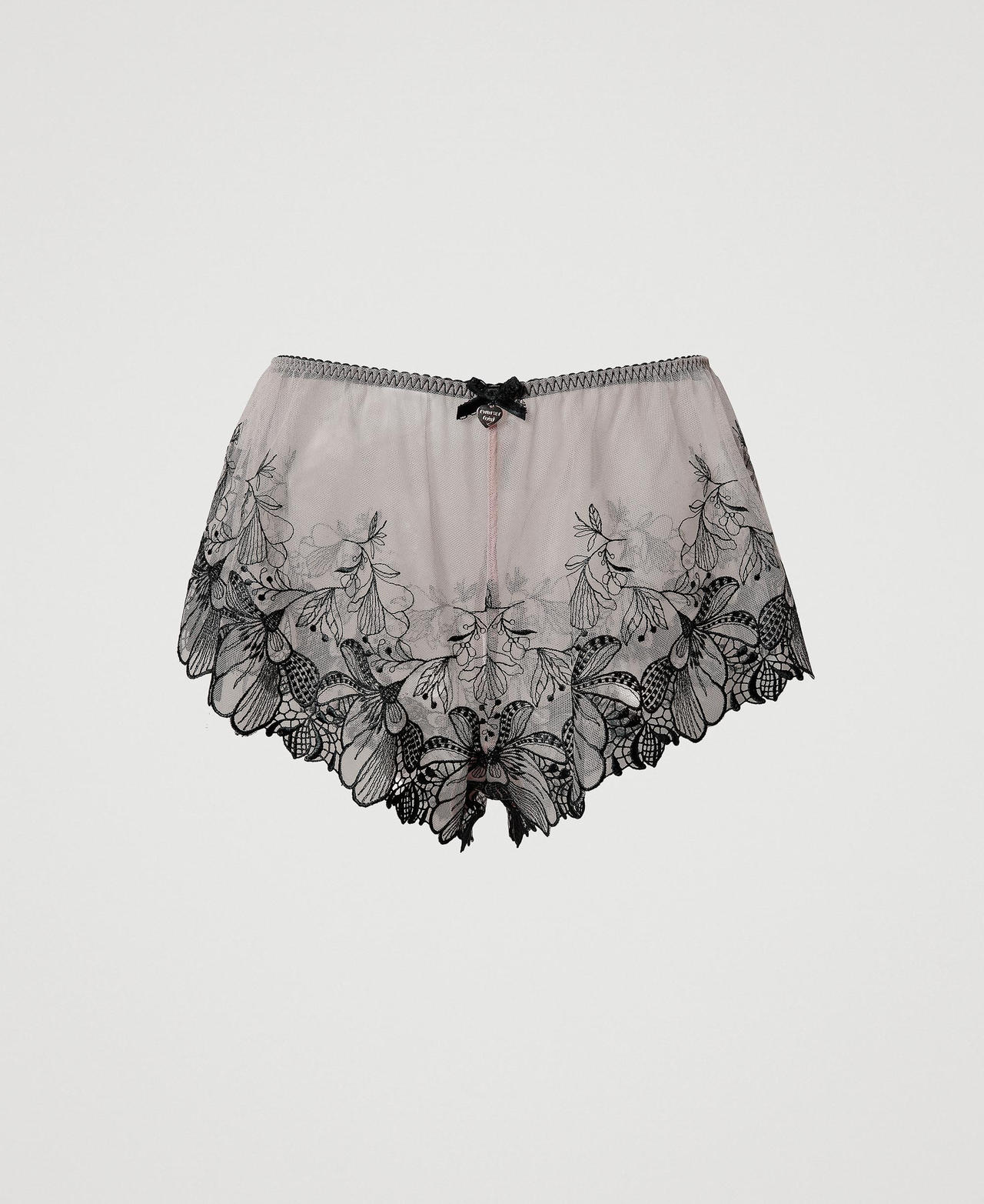Scee by twin set Culotte in tulle ricamato