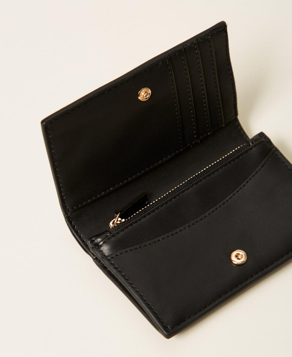 Medium wallet with logo Black Woman 252TL8013_00006_03