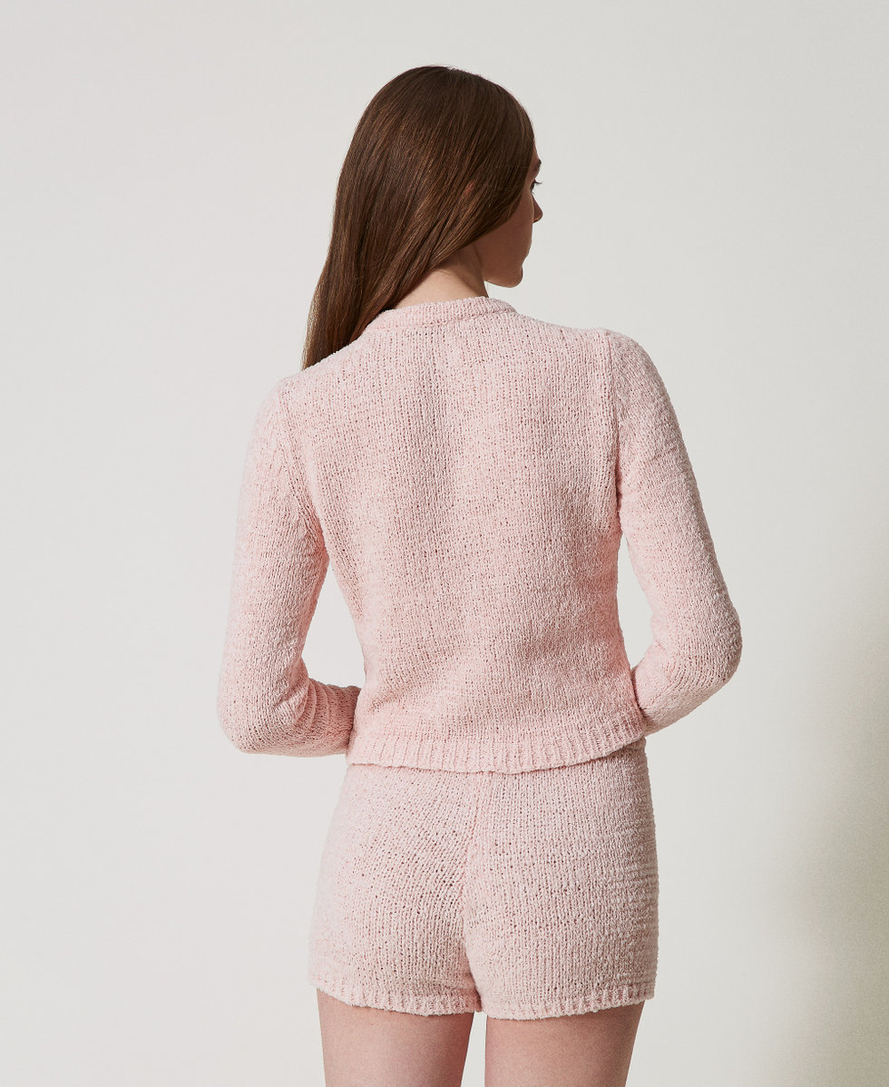 Chaqueta de punto con botones Oval T Cupcake Pink Mujer 251TP3442_00178_03