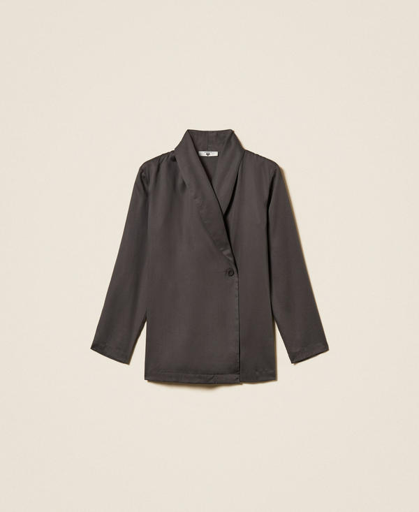 Giacca blazer in raso