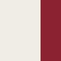 Leather trainers with logo Two-tone Off White/Red Ruby Girl 13725_C